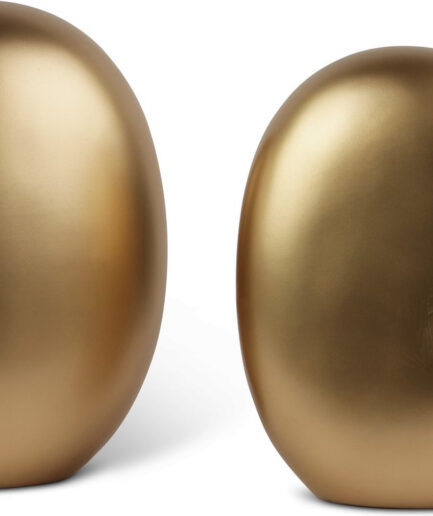 VIDI Set van 2 Gouden Egg Kaarsenhouders