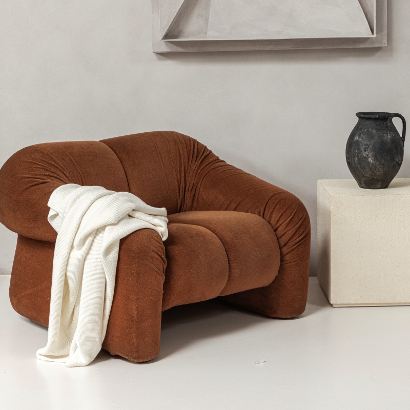 VIDI Calore del Cuore - Plaid Wit 130×170 cm - Warme Zachte Woondeken - Image 9