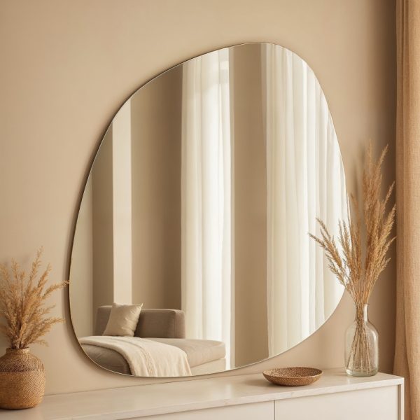 VIDI Riflesso di Lusso – Moderne Minimalistische Wandspiegel – 80 X 72 CM