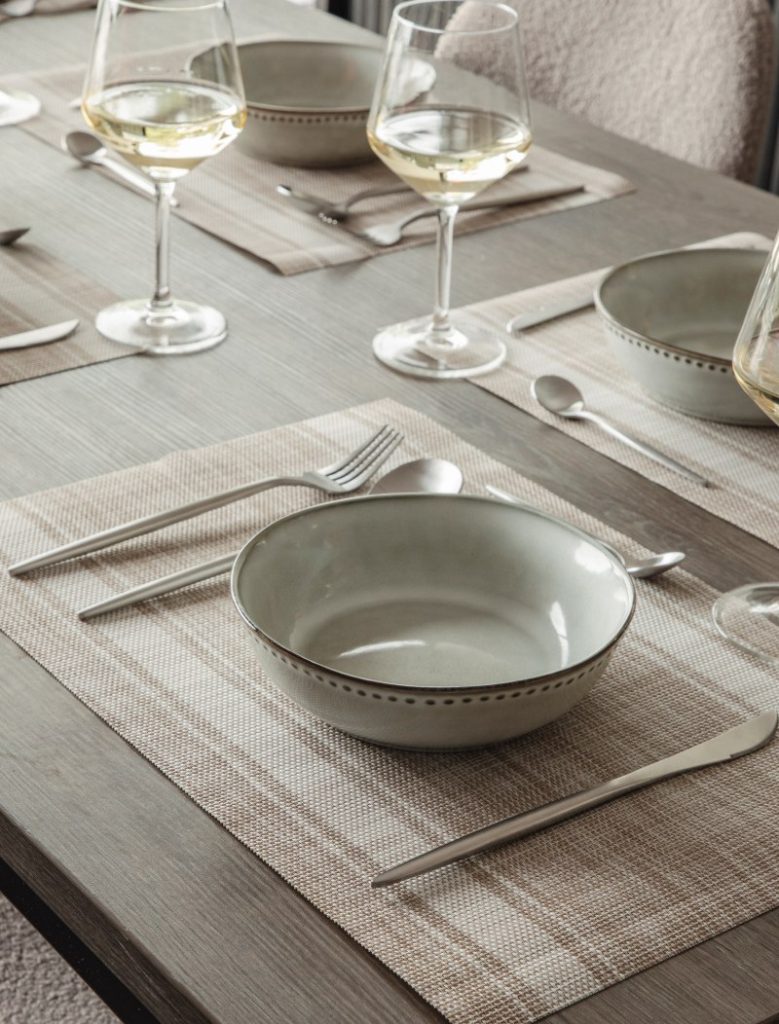 VIDI Sapore – Pastaborden Set 6 Stuks Ø17,5 cm – Parelwit Keramiek