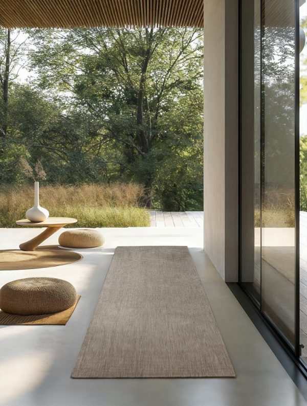 Vidi -Pistoia - Vloerkleed 80 X 200 CM - Taupe
