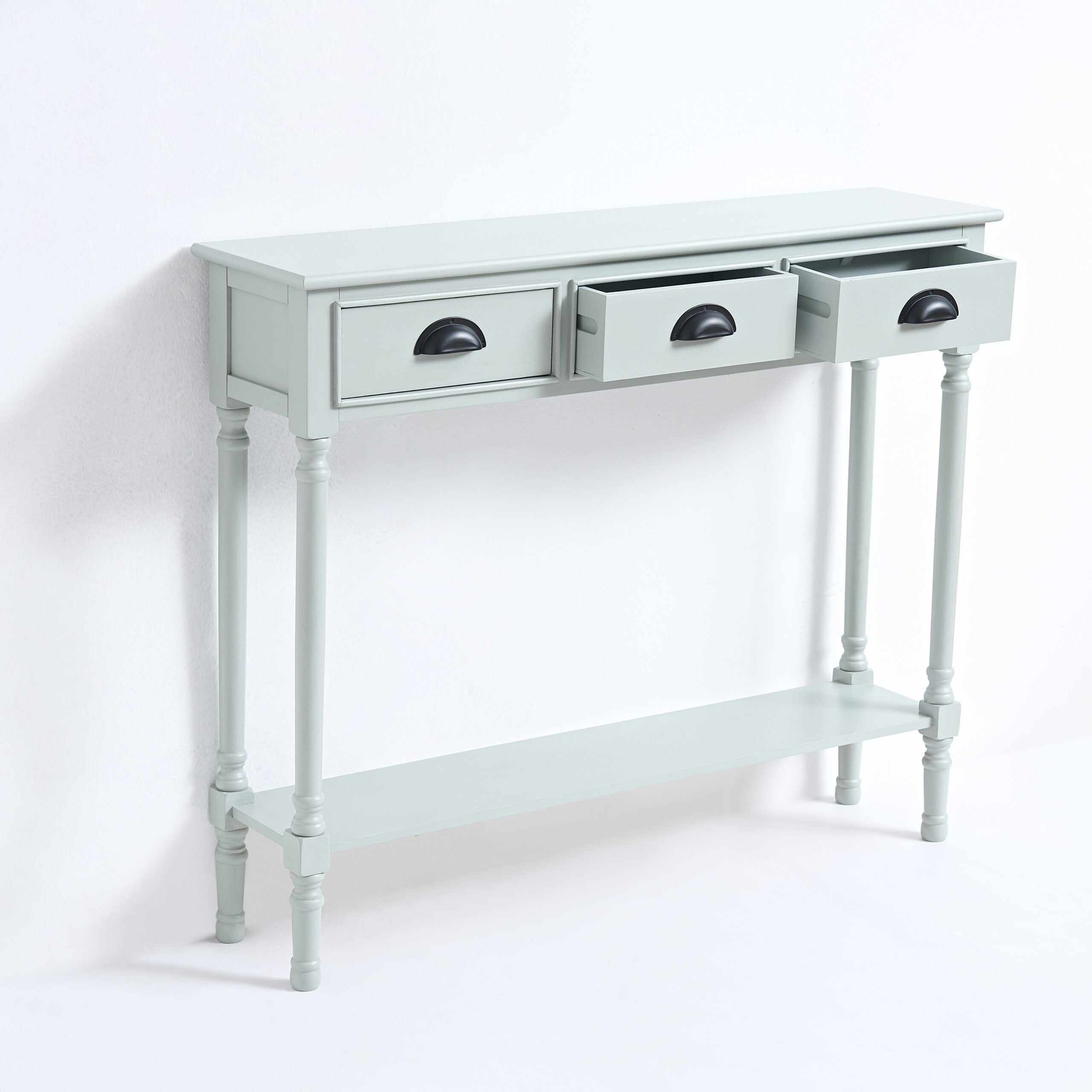 VIDI Stjerne - Sidetable - Consoletafel - Hout - Grijs - 100 x 24 x 81 cm - Image 6