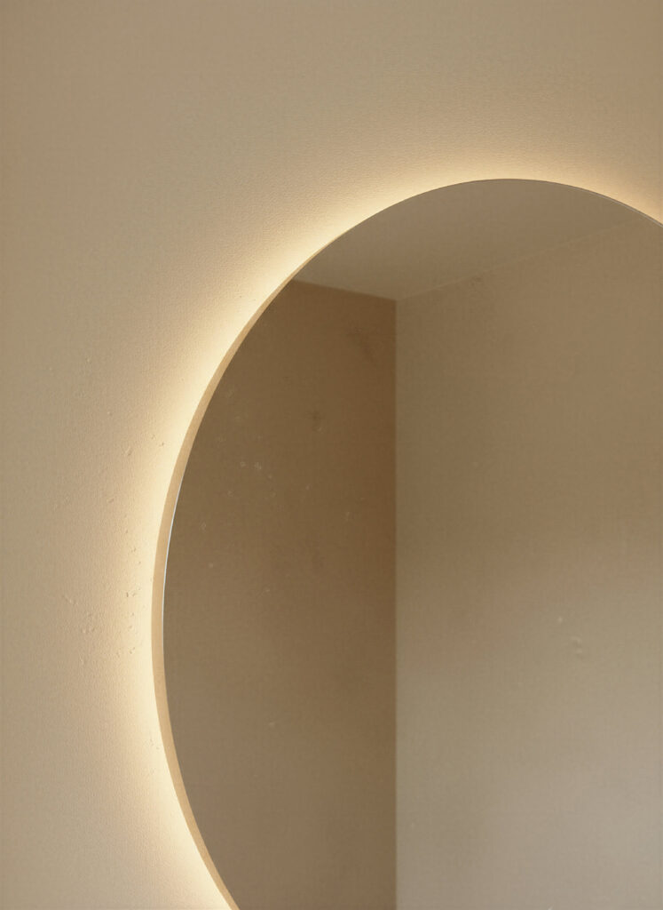 VIDI FRODE – Ronde LED Badkamerspiegel Ø60 cm – Anti-Condens & 3 Lichtkleuren